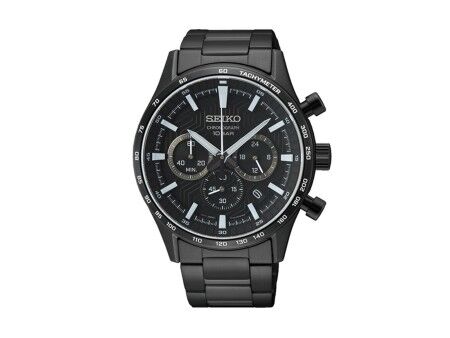 Zegarek Męski Seiko SSB415P1 Czarny