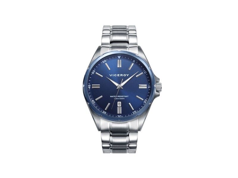Zegarek Męski Viceroy 471291-37 Srebrzysty (Ø 43 mm)