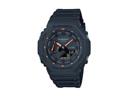 Zegarek Męski Casio G-Shock OAK - NEON ORANGE INDEX Czarny (Ø 45 mm)