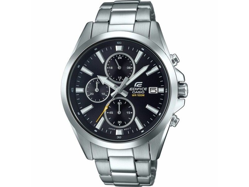Zegarek Męski Casio EFV-560D-1AVUEF Srebrzysty Czarny (Ø 44 mm)