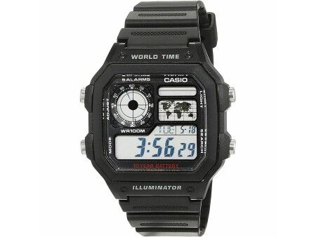 Zegarek Męski Casio AE-1200WH-1AVEF Czarny