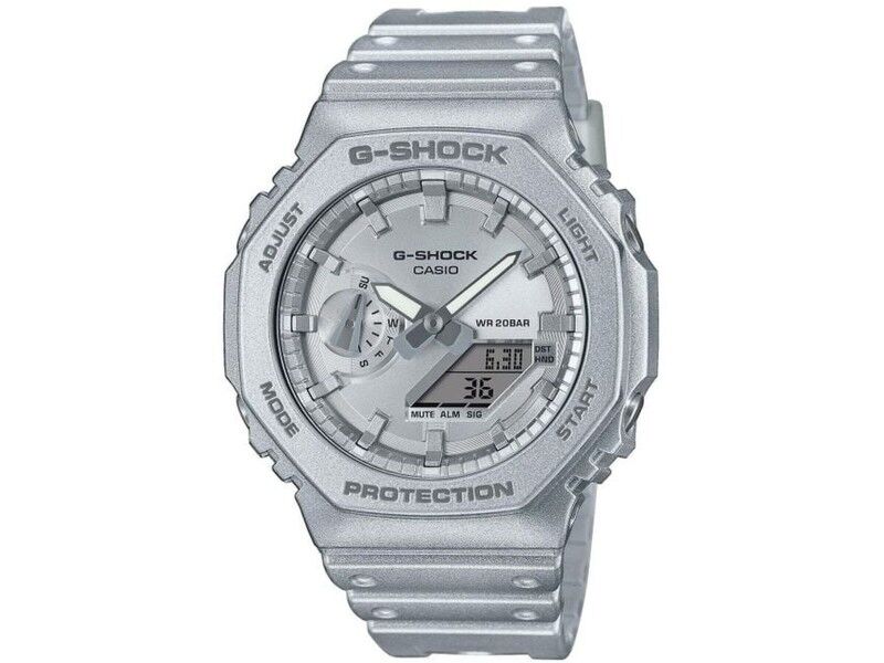 Zegarek Męski Casio GA-2100FF-8AER Srebrzysty