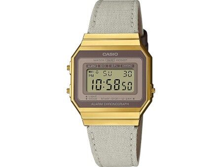 Zegarek Unisex Casio VINTAGE SLIM DESIGN Brązowy (Ø 35,5 mm)