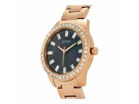 Zegarek Damski Guess GW0111L3 Czarny Różowo-złoty