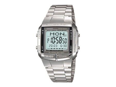 Zegarek Męski Casio DATABANK Srebrzysty (Ø 38 mm)