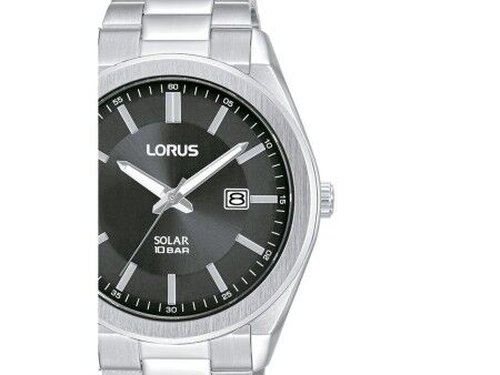 Zegarek Męski Lorus RX351AX9 Czarny Srebrzysty