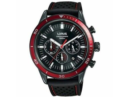 Zegarek Męski Lorus SPORTS Czarny (Ø 45 mm)
