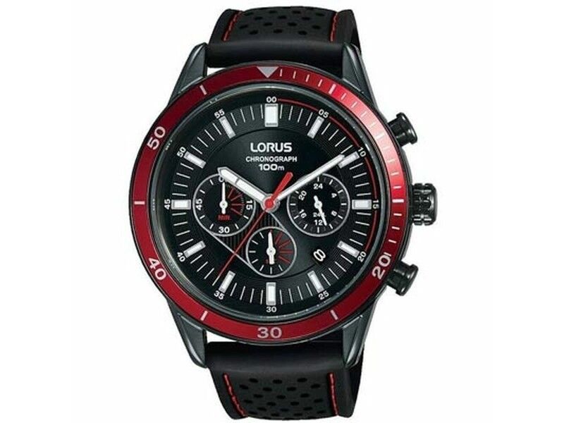 Zegarek Męski Lorus SPORTS Czarny (Ø 45 mm)