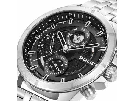 Zegarek Męski Police PEWJK0004605 Czarny Srebrzysty