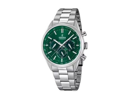 Zegarek Męski Festina F16820/R Kolor Zielony Srebrzysty