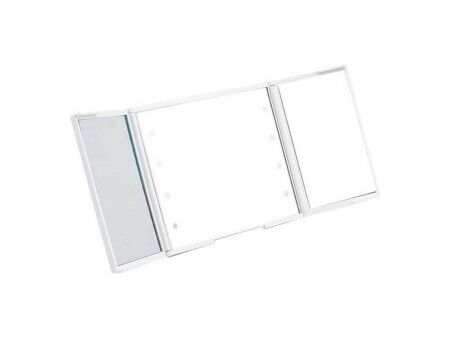 Lusterko kieszonkowe Berilo YXL2150-CC01 Biały ABS 1,5 x 9,5 x 11,5 cm Światło LED (12 Sztuk)