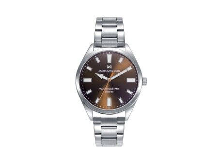 Zegarek Męski Mark Maddox HM1012-46 Brązowy Srebrzysty