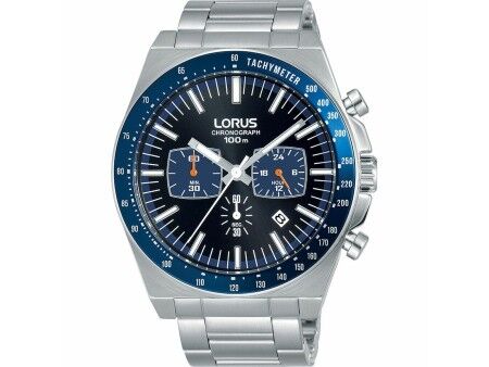 Zegarek Męski Lorus SPORTS Czarny Srebrzysty (Ø 44 mm)