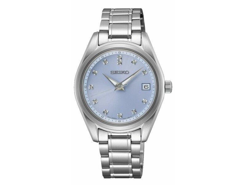 Zegarek Męski Seiko SUR581P1 Srebrzysty
