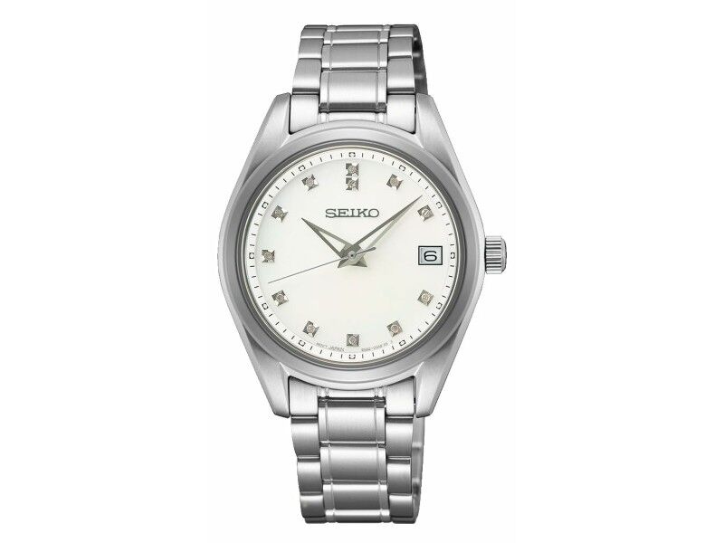 Zegarek Męski Seiko SUR579P1 Srebrzysty