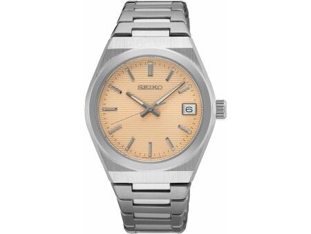 Zegarek Męski Seiko SUR577P1 Złoty Srebrzysty (Ø 34 mm)