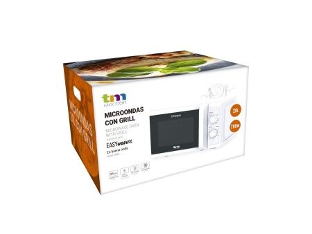Mikrofalówka z Grillem TM Electron Biały 700 W 20 L