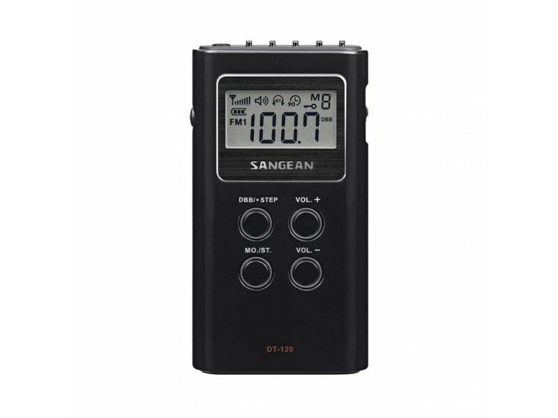 Radio Sangean DT120B NEGRO Czarny