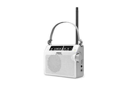 Radio AM/FM Sangean Biały