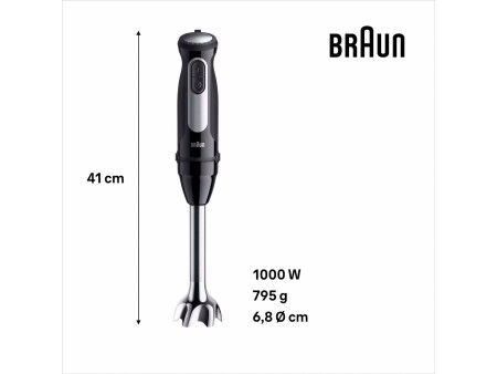 Trzepaczka Braun 0X22111502 1000 W Czarny
