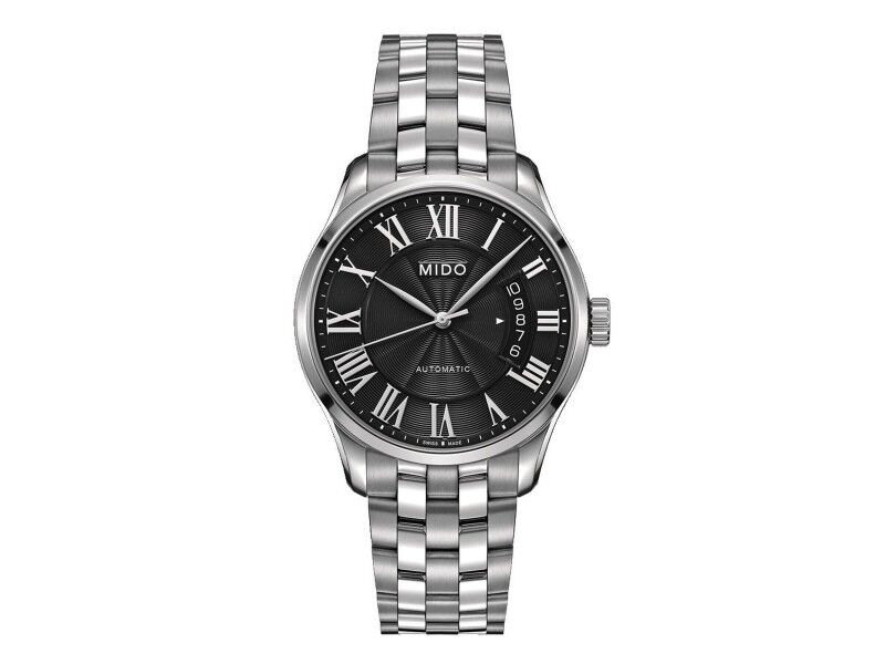 Zegarek Męski Mido BELLUNA Czarny Srebrzysty (Ø 40 mm)