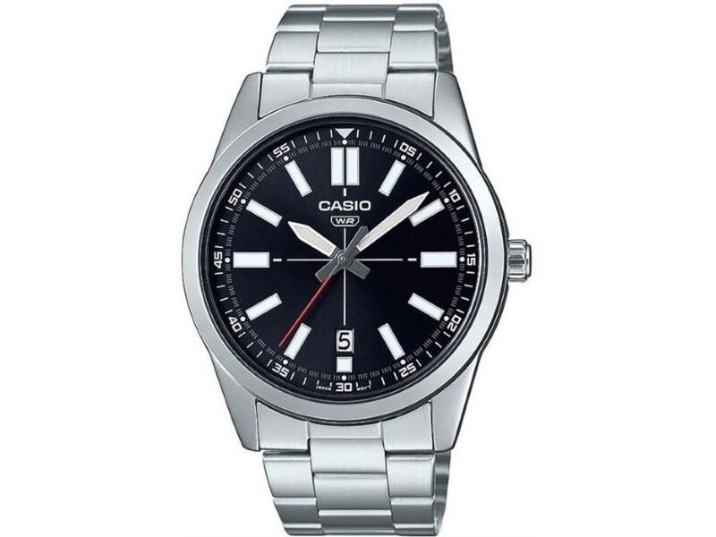 Zegarek Męski Casio COLLECTION Czarny Srebrzysty (Ø 41 mm)