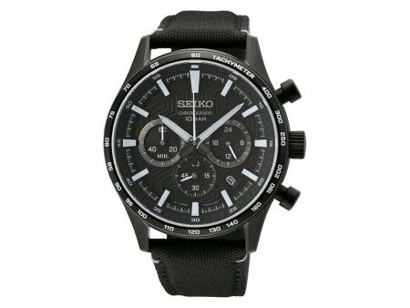 Zegarek Męski Seiko SSB417P1 Czarny