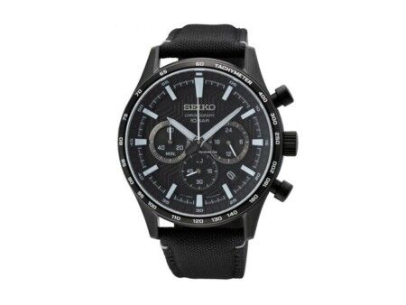 Zegarek Męski Seiko SSB417P1 Czarny