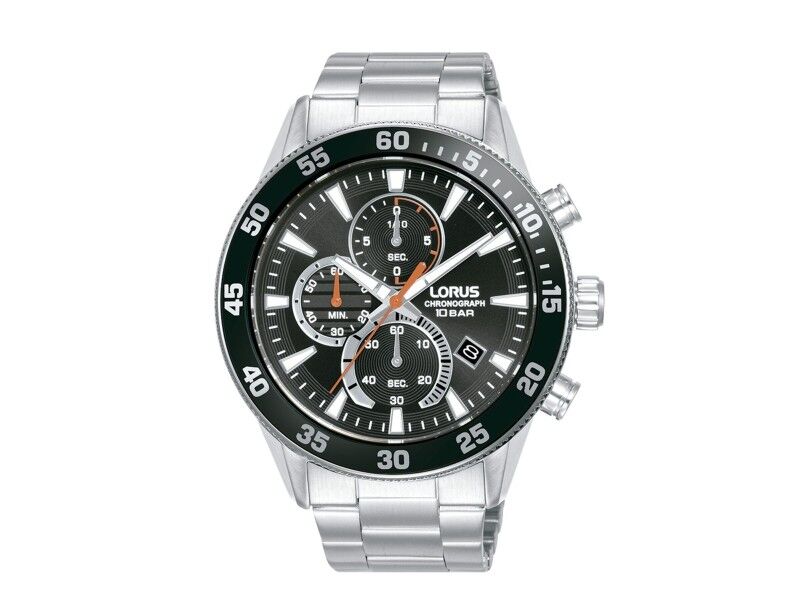 Zegarek Męski Lorus RM321JX9 Czarny Srebrzysty