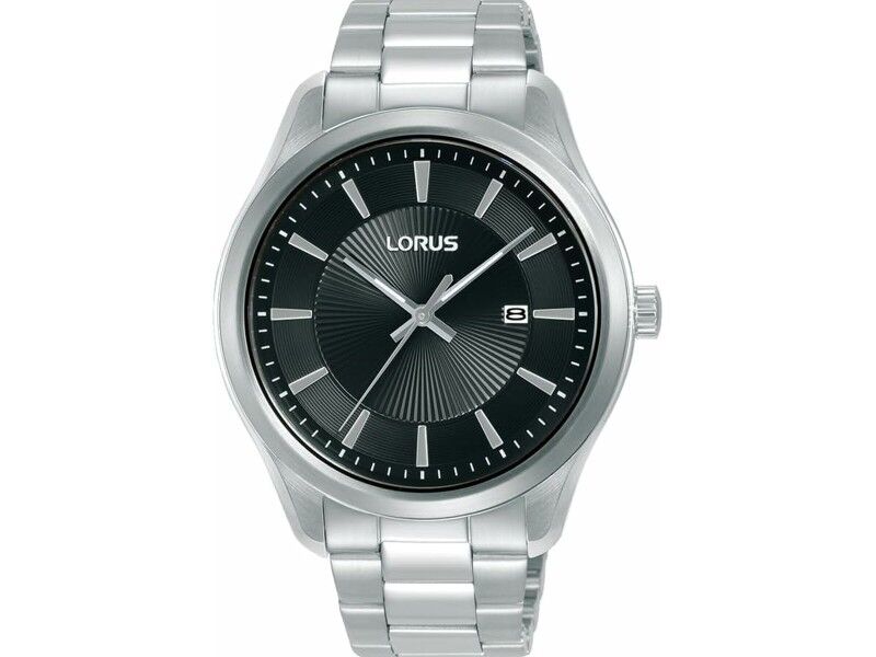 Zegarek Męski Lorus RH925RX9 Czarny Srebrzysty