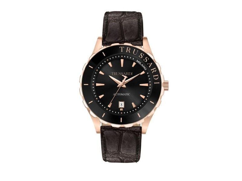 Zegarek Męski Trussardi T-LOGO Czarny (Ø 43 mm)