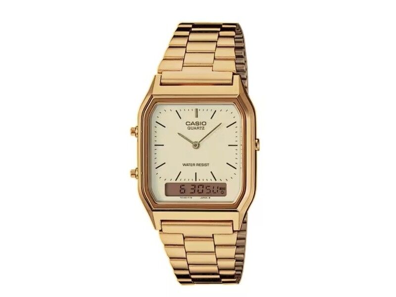 Zegarek Unisex Casio COLLECTION ANA-DIGIT Złoty