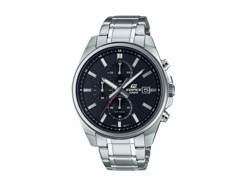 Zegarek Męski Casio EFV-610D-1AVUEF Czarny Srebrzysty