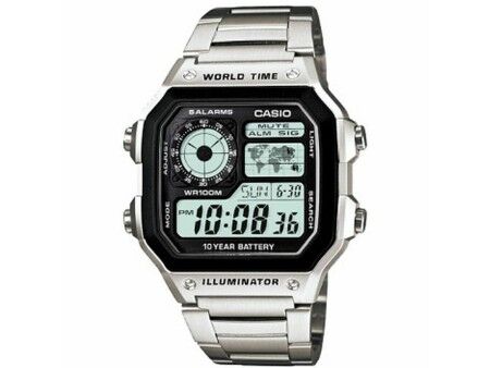 Zegarek Unisex Casio Bruni Basics-Clear 4054274791979 Czarny Srebrzysty