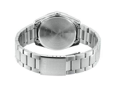 Zegarek Męski Casio DATE Srebrzysty Wielofunkcyjny Czarny (Ø 39 mm)