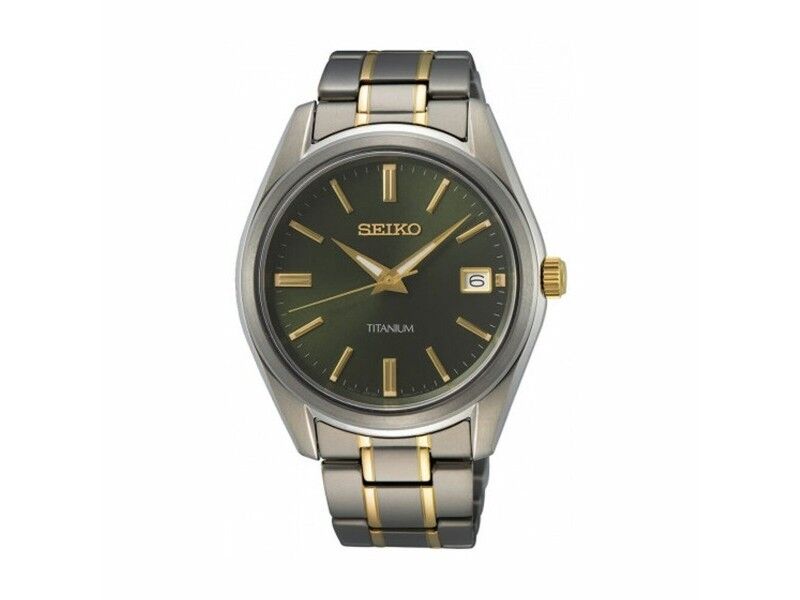 Zegarek Męski Seiko SUR377P1 Szary Srebrzysty