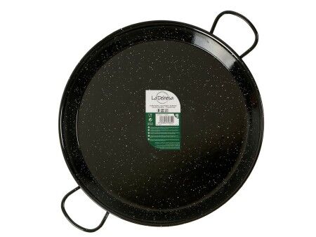 Garnek Czarny Stal emaliowana Ø 46 cm (4 Sztuk)