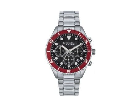 Zegarek Męski Breil EW0714 Czarny Srebrzysty (Ø 41 mm)