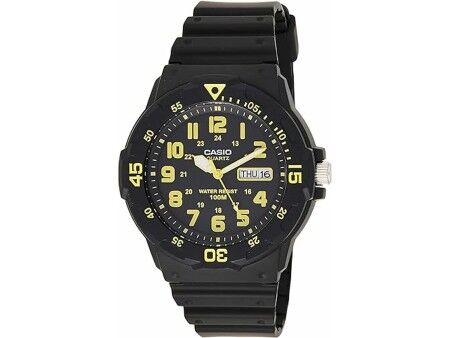Zegarek Męski Casio DIVER 100M Żółty Czarny (Ø 44,5 mm)