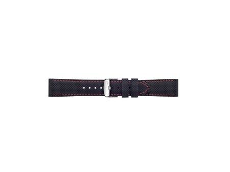 Paski do zegarków Morellato A01X5275187883CR24 24 mm Czarny