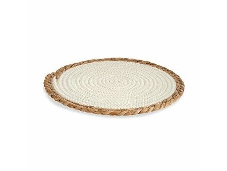 Podkładki na stół Naturalny Biały 30 x 1 x 30 cm (48 Sztuk)