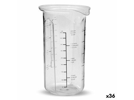 Miarka do odmierzania Plastikowy 500 ml (36 Sztuk)