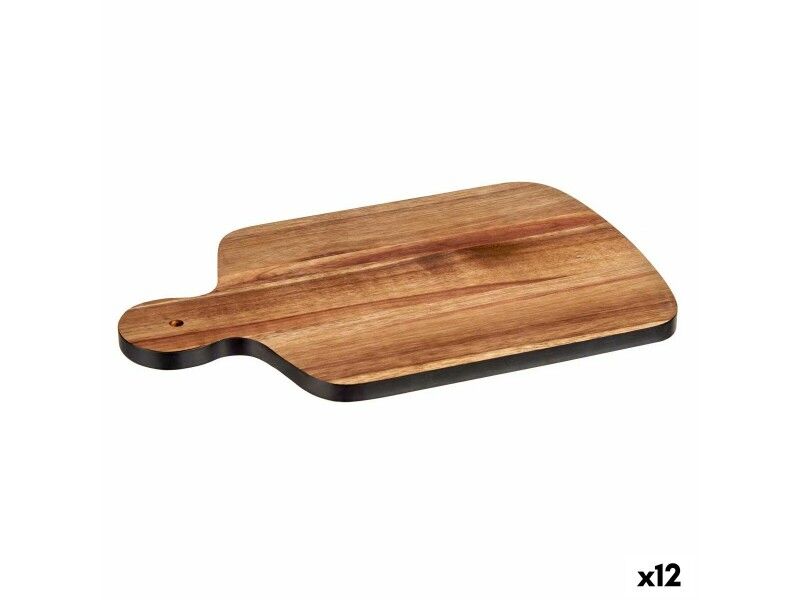 Deska do krojenia Kinvara 78381 Czarny 25,7 x 1,5 x 40 cm (12 Sztuk)