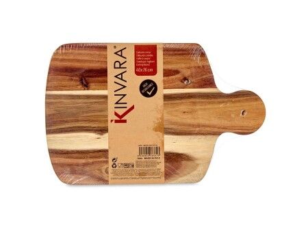 Deska do krojenia Kinvara 78381 Czarny 25,7 x 1,5 x 40 cm (12 Sztuk)
