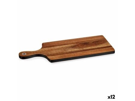 Deska do krojenia Kinvara 78377 Czarny 17,3 x 1,5 x 44,8 cm (12 Sztuk)