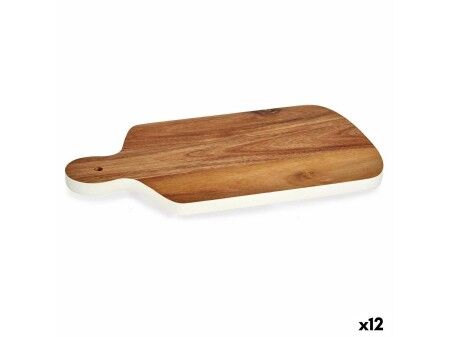 Deska do krojenia Kinvara 78378 Biały 21,5 x 1,5 x 33,5 cm (12 Sztuk)