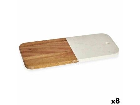 Deska do krojenia Kinvara 78374 Biały 18 x 1,5 x 38 cm (8 Sztuk)