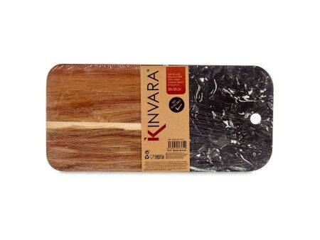 Deska do krojenia Kinvara 78375 Czarny 18 x 1,5 x 38 cm (8 Sztuk)