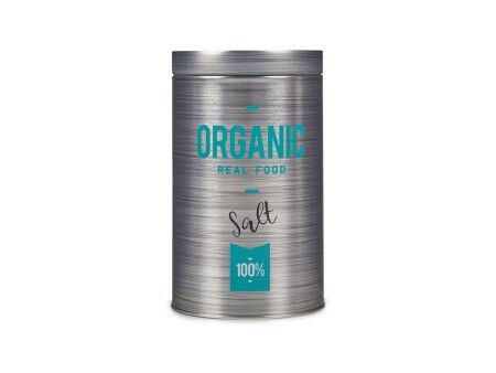 Solniczka Kinvara Organic Szary Blacha biała 10,4 x 18,2 x 10,4 cm Sól (24 Sztuk)