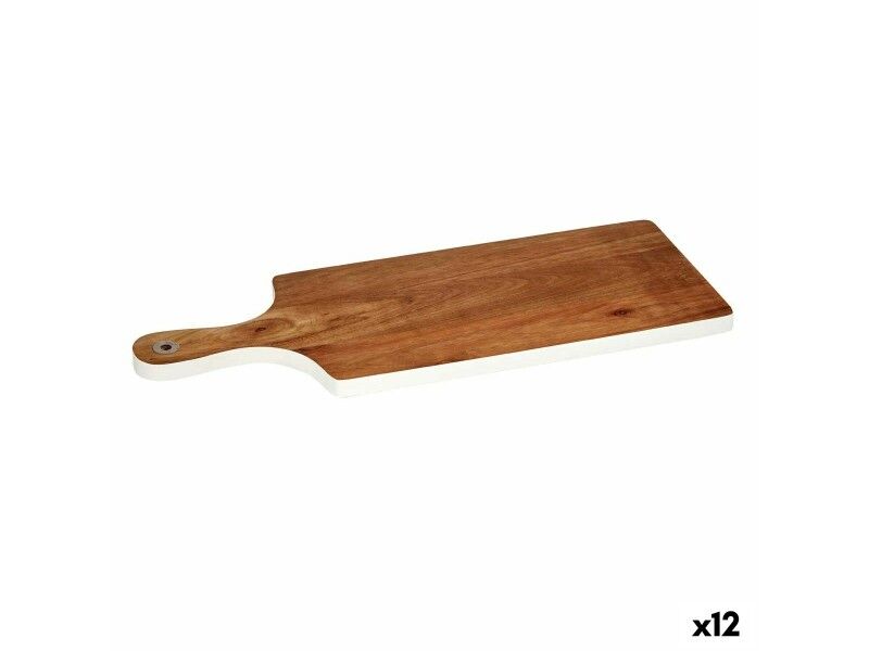 Deska do krojenia Kinvara 78376 Biały 17,3 x 1,5 x 44,8 cm (12 Sztuk)